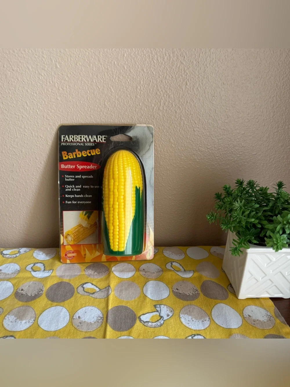 Farberware Vintage Barbecue Corn Butter Spreader NIP